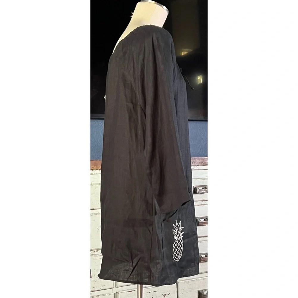 Reformation Black Whimsical Tunic Dress L - Picture 6 of 10
